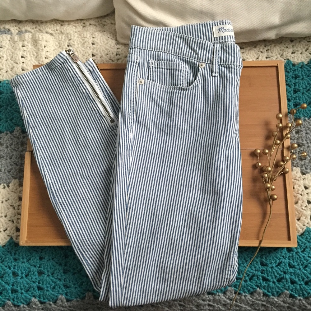 Madewell • Pinstripe Jean